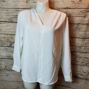 Shein Curve Emery Rose White Long Sleeve Size 1XL NWT